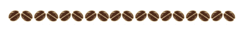 Kvszemek sor. Coffee items line. Mret: 800 x 114 s 28, 2 KB.