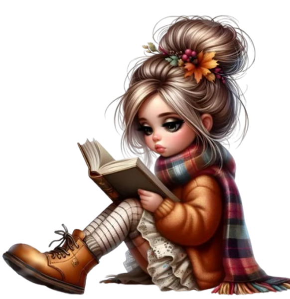 szi haj dszes kislny olvas.