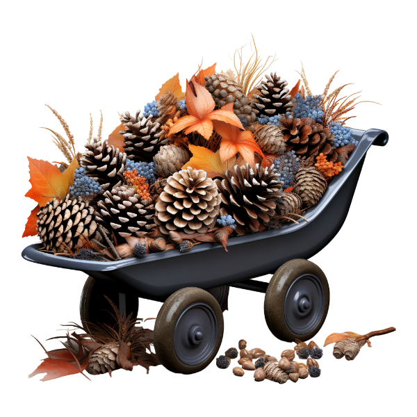 szi levelek s ternsek kis kocsiban.