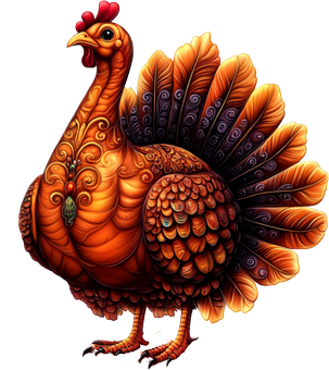 Hlaads napi  pulyka dekorci.