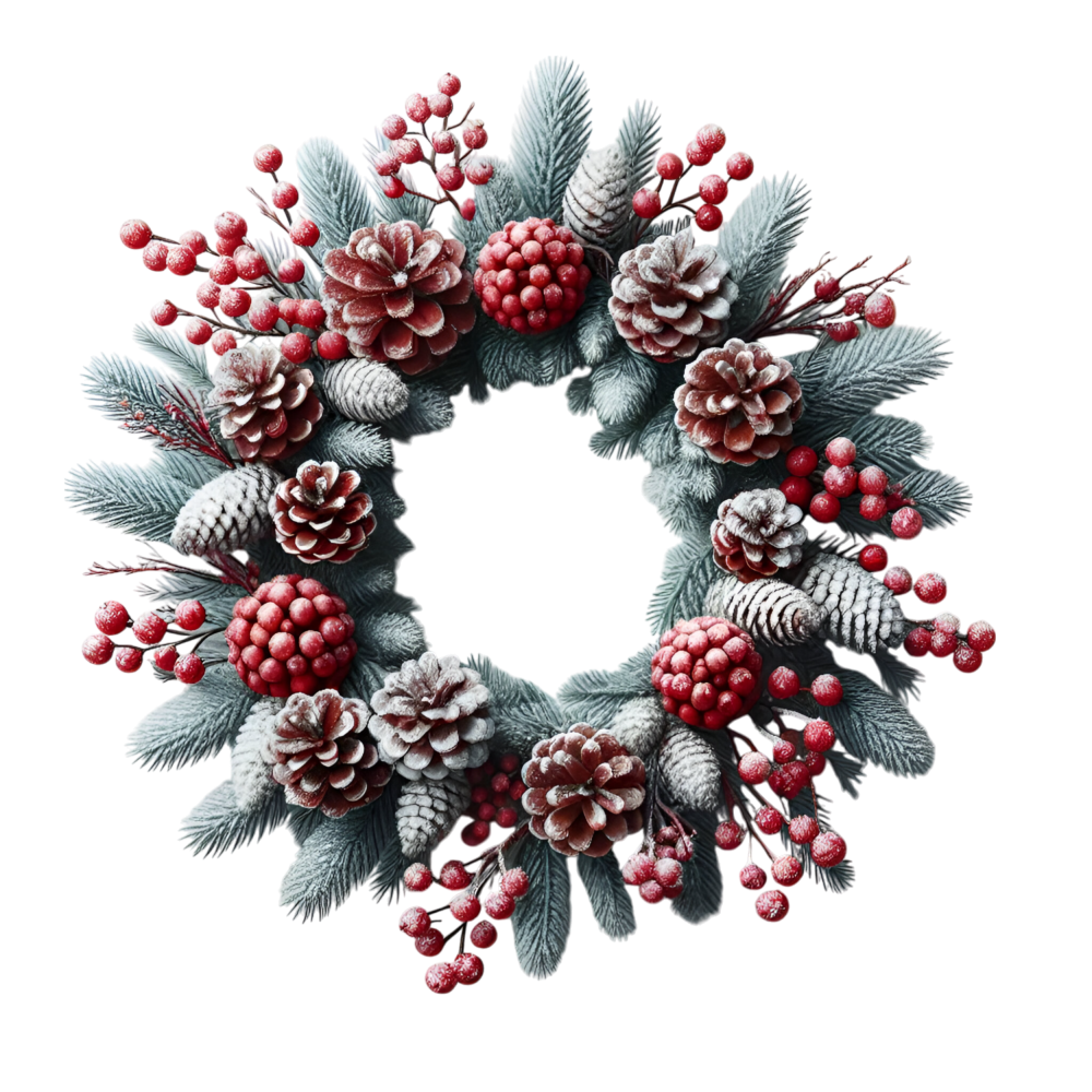 Karcsonyi koszor. rk valsgot brzolja. 