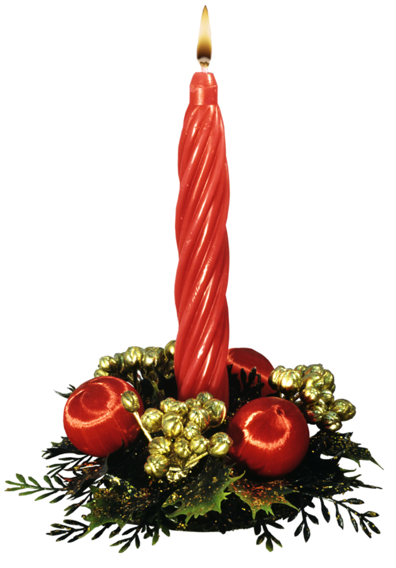 Karcsonyi asztaldsz piros gyertyval.